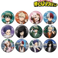 描き下ろし 花やしきver. トレーディンググリッター缶バッジ