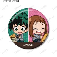 トレーディング ちびキャラ アトラクションver. グリッター缶バッジ　予約購入特典