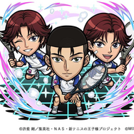 （C）許斐 剛／集英社・ＮＡＳ・新テニスの王子様プロジェクト　（C）MIX　I※使用しているゲーム画面は開発中のものです。実際のものとは異なる場合があります。