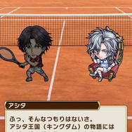 （C）許斐 剛／集英社・ＮＡＳ・新テニスの王子様プロジェクト　（C）MIX　I※使用しているゲーム画面は開発中のものです。実際のものとは異なる場合があります。