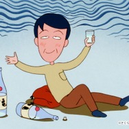 『ちびまる子ちゃん』アニメ第1期第100話「ヒロシが初亀の日本酒を嗜むシーン」