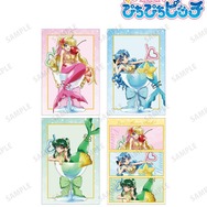 描き下ろし カクテルグラスver. ポストカード4枚セット