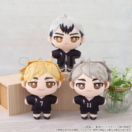 「ハイキュー!!　ぬいパル（ぬいぐるみマスコット）／第2弾」宮侑（左）と宮治（右）、北信介（C）古舘春一／集英社・「ハイキュー!!」製作委員会