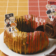 アニメ『ハイキュー‼』が「ハートブレッドアンティーク」とコラボ。「烏野vs音駒のボールを繋ぐチョコリング」（C）古舘春一／集英社・「ハイキュー!!」製作委員会