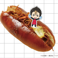 アニメ『ハイキュー‼』が「ハートブレッドアンティーク」とコラボ。「西谷の焼きそばパン」（C）古舘春一／集英社・「ハイキュー!!」製作委員会