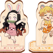 ローソンでアニメ『鬼滅の刃』キャンペーンが開催。スタンプ 3個で応募「木製マグネットスタンドセット（夢の中セット）」（C）吾峠呼世晴／集英社・アニプレックス・ufotable（C）Lawson, Inc.