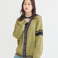 TVアニメ『ブルーロック』× earth music＆ecology Japan Label「ニットカーディガン 潔 世一 モデル＜グリーン＞」