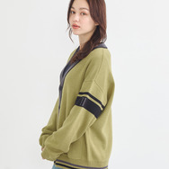 TVアニメ『ブルーロック』× earth music＆ecology Japan Label「ニットカーディガン 潔 世一 モデル＜グリーン＞」