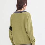 TVアニメ『ブルーロック』× earth music＆ecology Japan Label「ニットカーディガン 潔 世一 モデル＜グリーン＞」