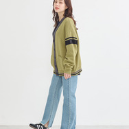 TVアニメ『ブルーロック』× earth music＆ecology Japan Label「ニットカーディガン 潔 世一 モデル＜グリーン＞」