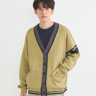 TVアニメ『ブルーロック』× earth music＆ecology Japan Label「ニットカーディガン 潔 世一 モデル＜グリーン＞」