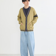 TVアニメ『ブルーロック』× earth music＆ecology Japan Label「ニットカーディガン 潔 世一 モデル＜グリーン＞」