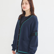 TVアニメ『ブルーロック』× earth music＆ecology Japan Label「ニットカーディガン 糸師 凛 モデル＜ターコイズブルー＞」