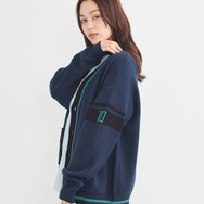 TVアニメ『ブルーロック』× earth music＆ecology Japan Label「ニットカーディガン 糸師 凛 モデル＜ターコイズブルー＞」