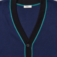 TVアニメ『ブルーロック』× earth music＆ecology Japan Label「ニットカーディガン 糸師 凛 モデル＜ターコイズブルー＞」