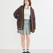 TVアニメ『ブルーロック』× earth music＆ecology Japan Label「ニットカーディガン 蜂楽 廻 モデル＜イエロー＞」