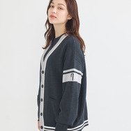 TVアニメ『ブルーロック』× earth music＆ecology Japan Label「ニットカーディガン 凪 誠士郎 モデル＜ブラック＞」