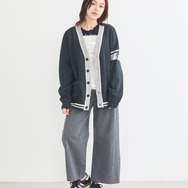 TVアニメ『ブルーロック』× earth music＆ecology Japan Label「ニットカーディガン 凪 誠士郎 モデル＜ブラック＞」