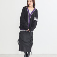 TVアニメ『ブルーロック』× earth music＆ecology Japan Label「ニットカーディガン 御影 玲王 モデル＜パープル＞」