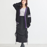 TVアニメ『ブルーロック』× earth music＆ecology Japan Label「ニットカーディガン 御影 玲王 モデル＜パープル＞」