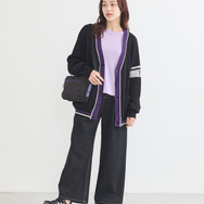 TVアニメ『ブルーロック』× earth music＆ecology Japan Label「ニットカーディガン 御影 玲王 モデル＜パープル＞」