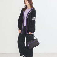 TVアニメ『ブルーロック』× earth music＆ecology Japan Label「ニットカーディガン 御影 玲王 モデル＜パープル＞」