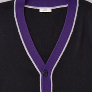 TVアニメ『ブルーロック』× earth music＆ecology Japan Label「ニットカーディガン 御影 玲王 モデル＜パープル＞」