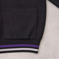 TVアニメ『ブルーロック』× earth music＆ecology Japan Label「ニットカーディガン 御影 玲王 モデル＜パープル＞」