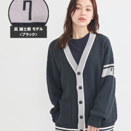 TVアニメ『ブルーロック』× earth music＆ecology Japan Label「ニットカーディガン 凪 誠士郎 モデル＜ブラック＞」