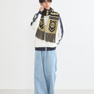 TVアニメ『ブルーロック』× earth music＆ecology Japan Label「サッカーマフラー 潔 世一 モデル＜グリーン＞」