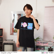 レトロポップTシャツ 2（アクア）