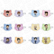 アクリルヘアクリップ　デフォルメねこ ver.4