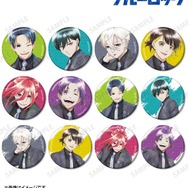 描き下ろし スーツモデルver. Ani-Art aqua label トレーディンググリッター缶バッジ