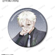 描き下ろし スーツモデルver. Ani-Art aqua label トレーディンググリッター缶バッジ 　購入特典