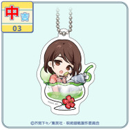 まるくじ『呪術廻戦』「懐玉・玉折」【ちゃぽんっ！】中吉：アクリルキーホルダー【家入 硝子A】（C）芥見下々／集英社・呪術廻戦製作委員会