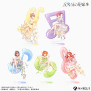 TVアニメ『五等分の花嫁＊』【クインテット】アクリルスタンド（C）春場ねぎ・講談社／「五等分の花嫁＊」製作委員会
