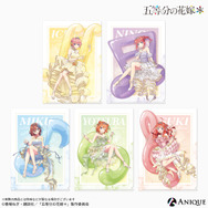 TVアニメ『五等分の花嫁＊』【クインテット】クリアファイル（C）春場ねぎ・講談社／「五等分の花嫁＊」製作委員会