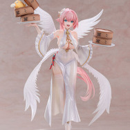 純白チャイナドレスの透け感…！『アズレン』より軽空母シーシュースが着せ替え「春告鳥の羽根は白く」モチーフで立体化