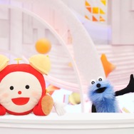 左から）めざましくん、スンスン（C）PUPPET SUNSUNPS committee