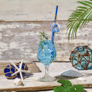 ルミネエスト新宿に「スティッチ」OH MY CAFEが期間限定オープン。「<スティッチ>ブルーレモネード」（C）Disney