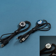 「ニョロニョロ フラッシュマルチ充電ケーブル」（C）Moomin Characters