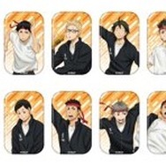 「スクエア缶バッジコレクション」（C）古舘春一／集英社・「ハイキュー!!」製作委員会（C）Bandai Namco Amusement Inc.