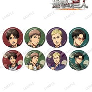 描き下ろし レトロ風ファッションver. トレーディンググリッター缶バッジ