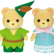 空飛ぶ男の子とナイトドレスの女の子　￥1,300（税込）