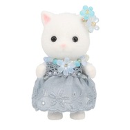 お花のレースドレス＆アクセサリーキット（ブルー）　　￥1,300（税込）