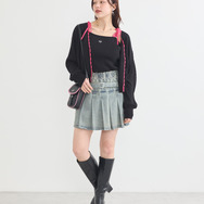 『ふたりはプリキュア』× earth music＆ecology Japan Label「ふたりはプリキュア ニットカーディガン」（C）東映アニメーション