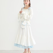 『ふたりはプリキュア』× earth music＆ecology Japan Label「ふたりはプリキュア ニットカーディガン」（C）東映アニメーション