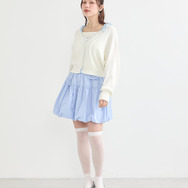 『ふたりはプリキュア』× earth music＆ecology Japan Label「ふたりはプリキュア ニットカーディガン」（C）東映アニメーション