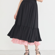 『ふたりはプリキュア』× earth music＆ecology Japan Label「ふたりはプリキュア レイヤードスカート」（C）東映アニメーション