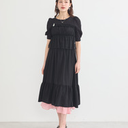 『ふたりはプリキュア』× earth music＆ecology Japan Label「ふたりはプリキュア レイヤードスカート」（C）東映アニメーション